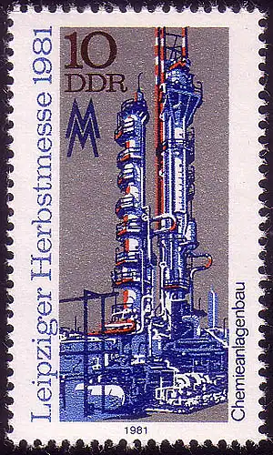 2634 Leipziger Herbsmesse 10 Pf 1981 **