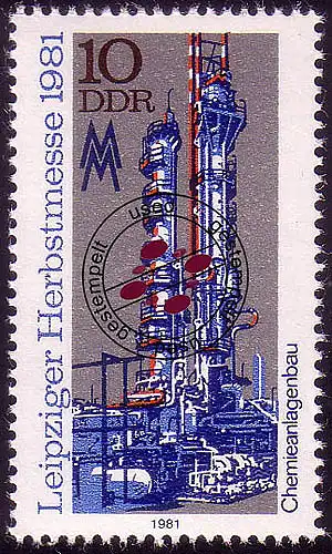 2634 Leipziger Herbsmesse 10 Pf 1981 O