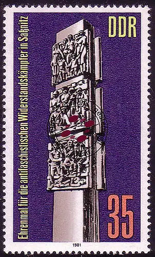 2639 Mémorial 35 Pf 1981 O