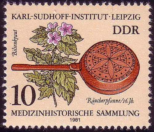 2640 Karl-Sudhoff-Institut 10 Pf Bilsenkräft **