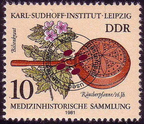 2640 Karl-Sudhoff-Institut 10 Pf Bilsenwürtte O