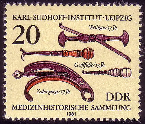 2641 Karl-Sudhoff-Institut 20 Pf Pelikan **