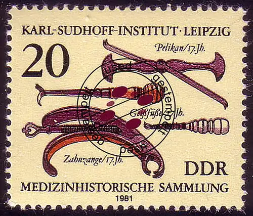 2641 Karl-Sudhoff-Institut 20 Pf Pelikan O