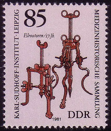 2645 Karl-Sudhoff-Institut 85 Pf Elevatoren **