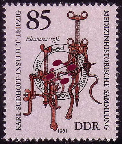 2645 Karl-Sudhoff-Institut 85 Pf Elevatoren O