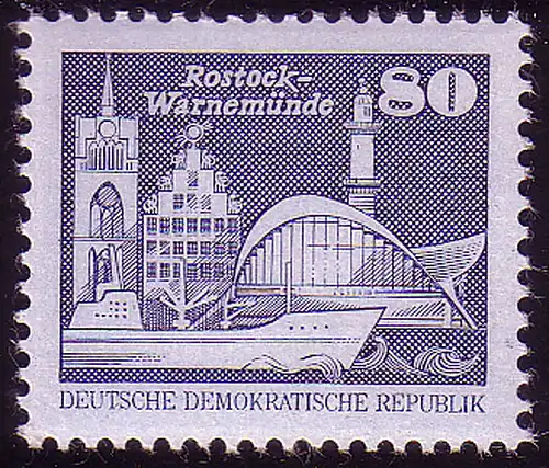 2650 Aufbau in der DDR Kleinformat 80 Pf **