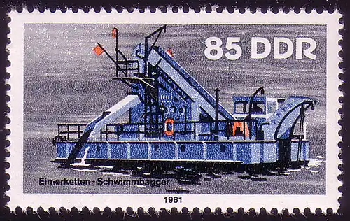 2656 bateaux de navigation intérieure 85 pelles flottantes **