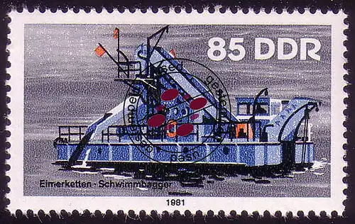 2656 Binnenschiffe 85 Pf Schwimmbagger O