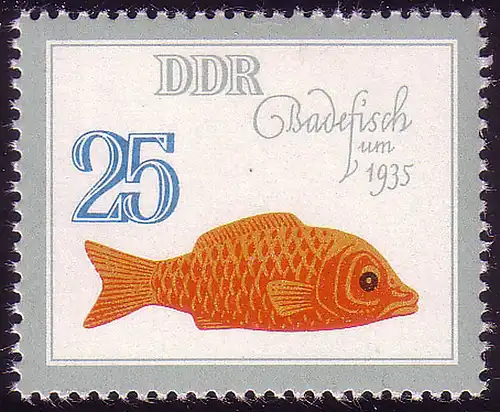 2663 Jouets historiques 25 Pf poisson de baignade **
