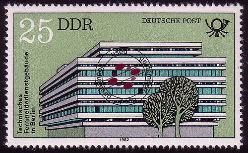 2674 Bauten der deutschen Post 25 Pf O