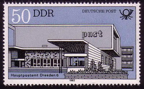 2676 Bauten der deutschen Post 50 Pf **