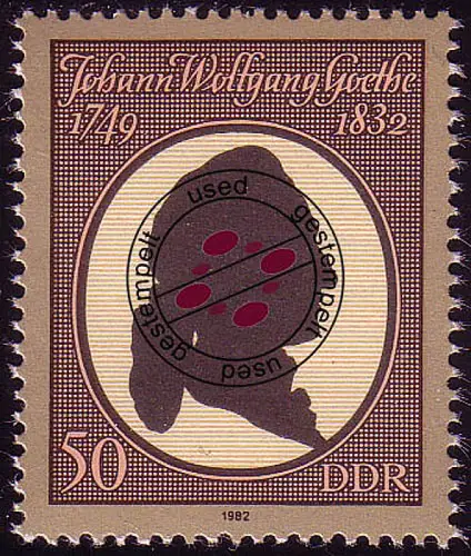 2681 Johannn Wolfgang von Goethe de Block 66 O