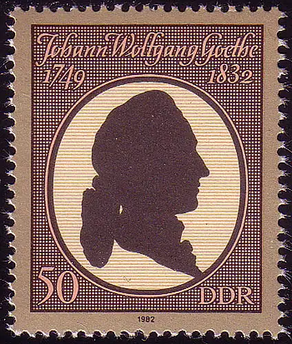 2681 Johannn Wolfgang von Goethe aus Block 66 **