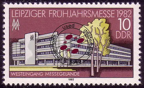 2683 Leipziger Frühjahrsmesse 10 Pf 1982 O