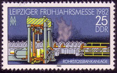 2684 Leipziger Frühjahrsmesse 25 Pf 1982 **