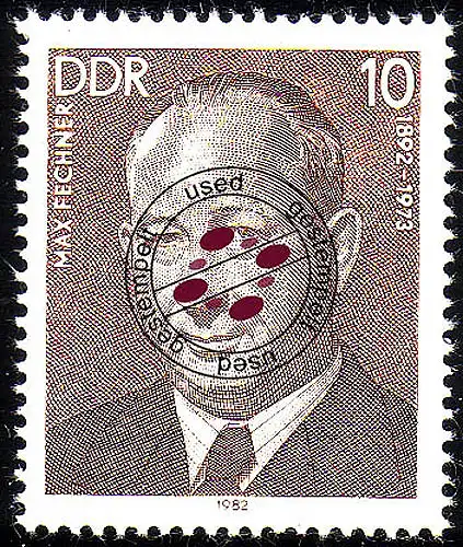 2686 Persönlichkeiten Arbeiterbewegung 1982 Fechner O