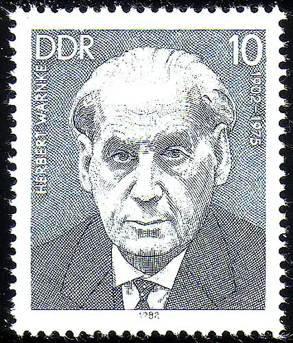 2689 Persönlichkeiten Arbeiterbewegung 1982 Warnke **