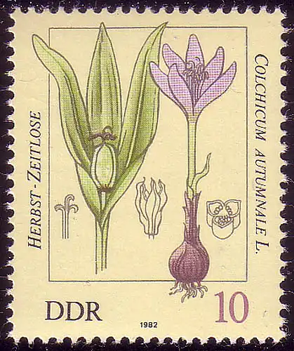 2691 Plantes toxiques 10 pf Intemporelles d'automne **