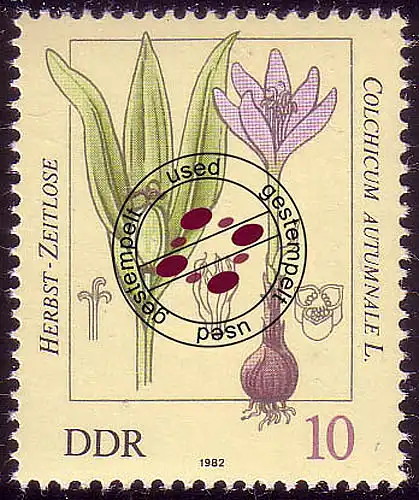 2691 Plantes toxiques 10 Pf Intemporelles d'automne O