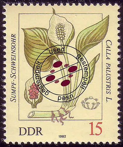 2692 Plantes toxiques 15 Pf Oie de porc de marais O