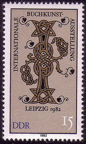 2697 Exposition d'art du livre 15 Pf **