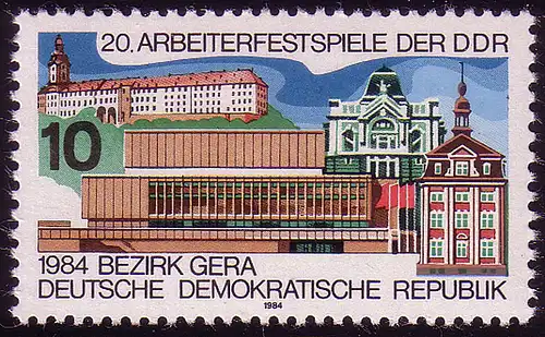 2706 festival des ouvriers 10 Pf **