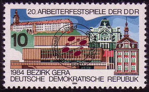 2706 festival des travailleurs 10 Pf O