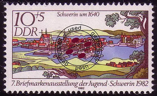 2722 Briefmarkenaustellung der Jugend 10+5 Pf O