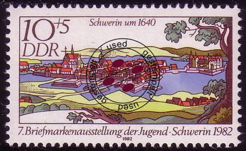 2722 Briefmarkenaustellung der Jugend 10+5 Pf O