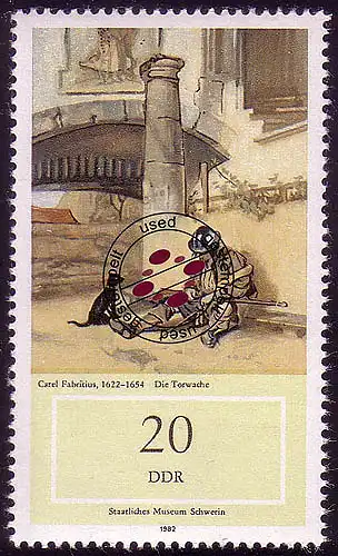 2728 Musée Schwerin peintre néerlandais 20 Pf O