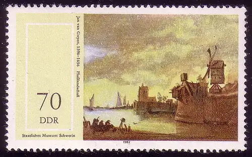 2731 Musée Schwerin peintre néerlandais 70 Pf **