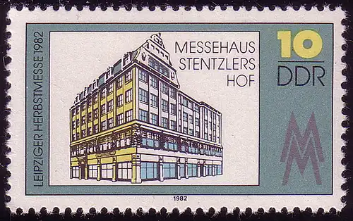 2733 Leipziger Messe d'automne 10 Pf 1982 **