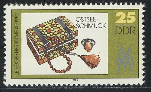 2734 Leipziger Herbstmesse 25 Pf 1982 **