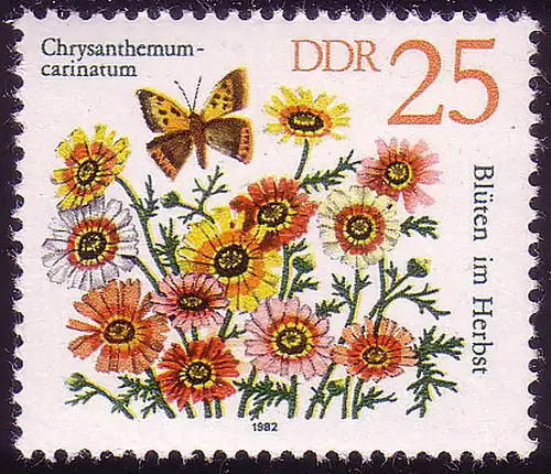 2741 Herbstblumen 25 Pf Wucherblume **