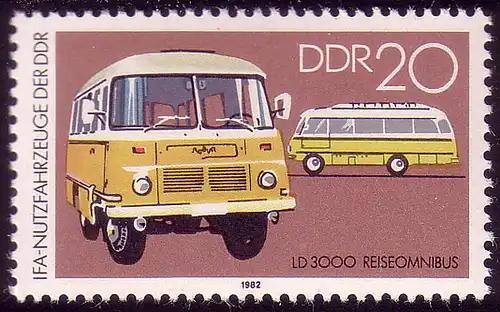 2746 Automobiltechnik 20 Pf Reiseomnibus **