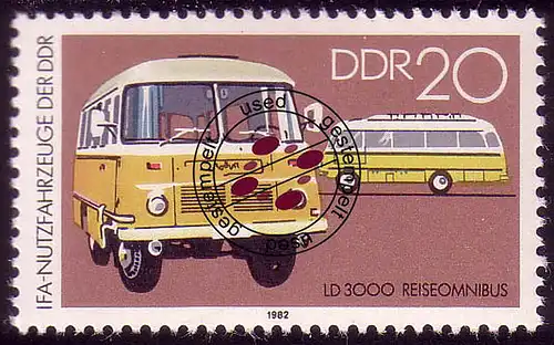 2746 Automobiltechnik 20 Pf Reiseomnibus O