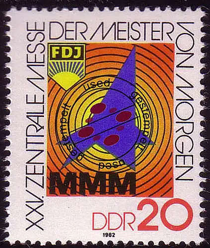 2750 Messe der Meister von morgen 20 Pf 1982 O