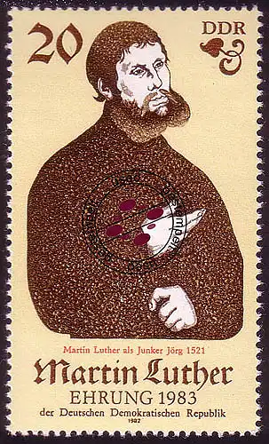 2755 Martin Luther 20 Pf Junker Jörg O