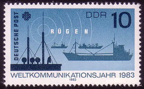 2771 Année mondiale de la communication 10 Pf **