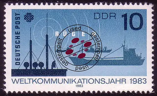 2771 Année mondiale de la communication 10 Pf O