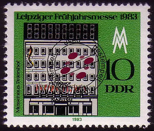 2779 Leipziger Printemps 10 Pf 1983 O