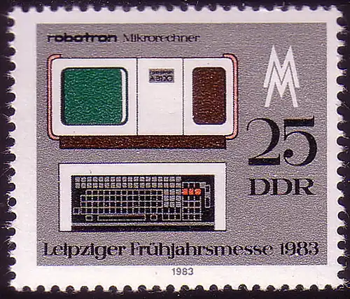 2780 Leipziger Frühjahrsmesse 25 Pf 1983 **