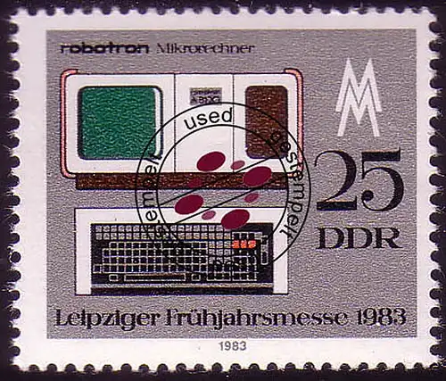 2780 Leipziger Frühjahrsmesse 25 Pf 1983 O