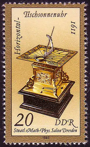 2798 Cadrans de sable et de soleil 20 Pf **