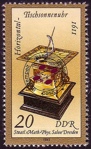 2798 Cadrans de sable et de soleil 20 Pf O