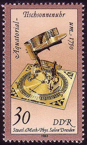 2799 Cadrans de sable et de soleil 30 Pf **