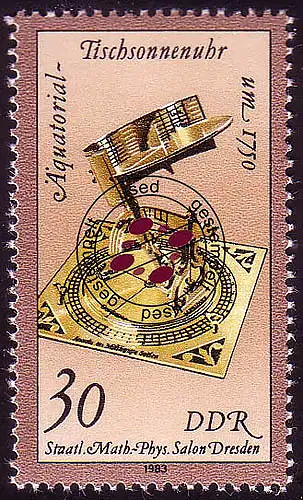 2799 Cadrans de sable et de soleil 30 Pf O