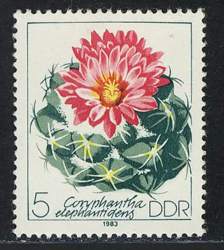 2802 Kakteen 1983 5 Pf, postfrisch **