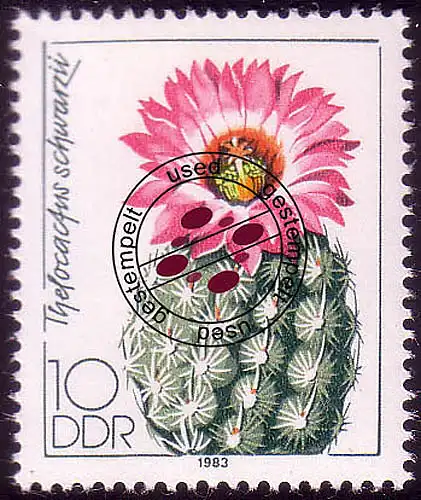 2803 cactus 1983 10 pf O cacheté