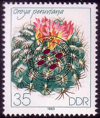 2806 cactus 1983 35 Pf O cacheté